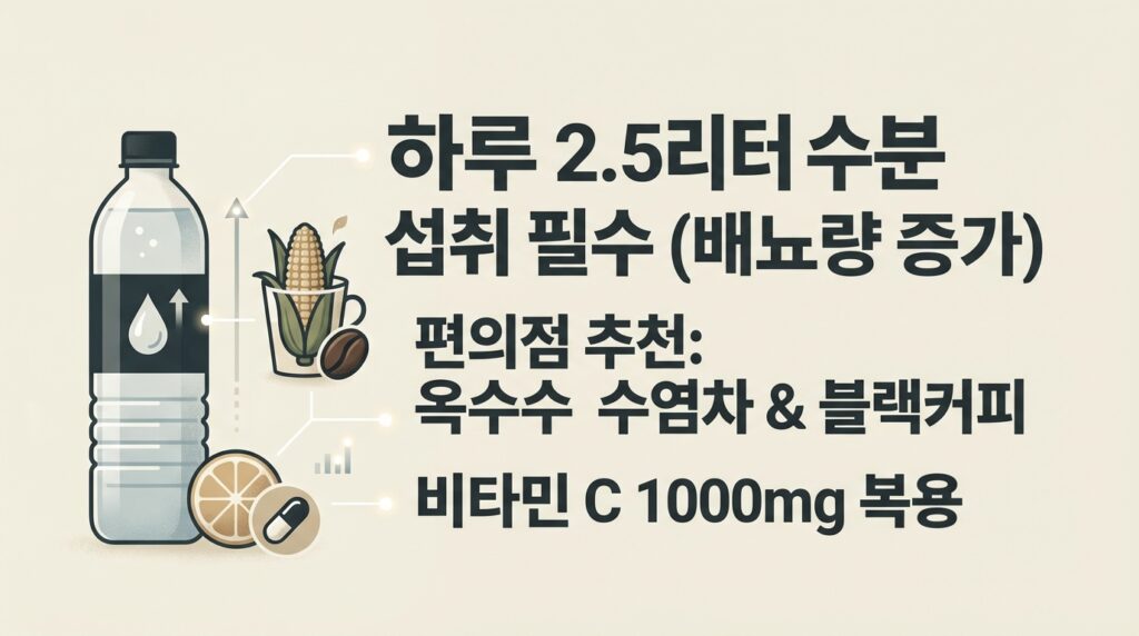 요산은 물마시기