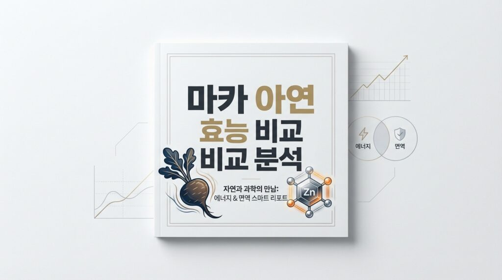 마카 아연 효능 비교 분석