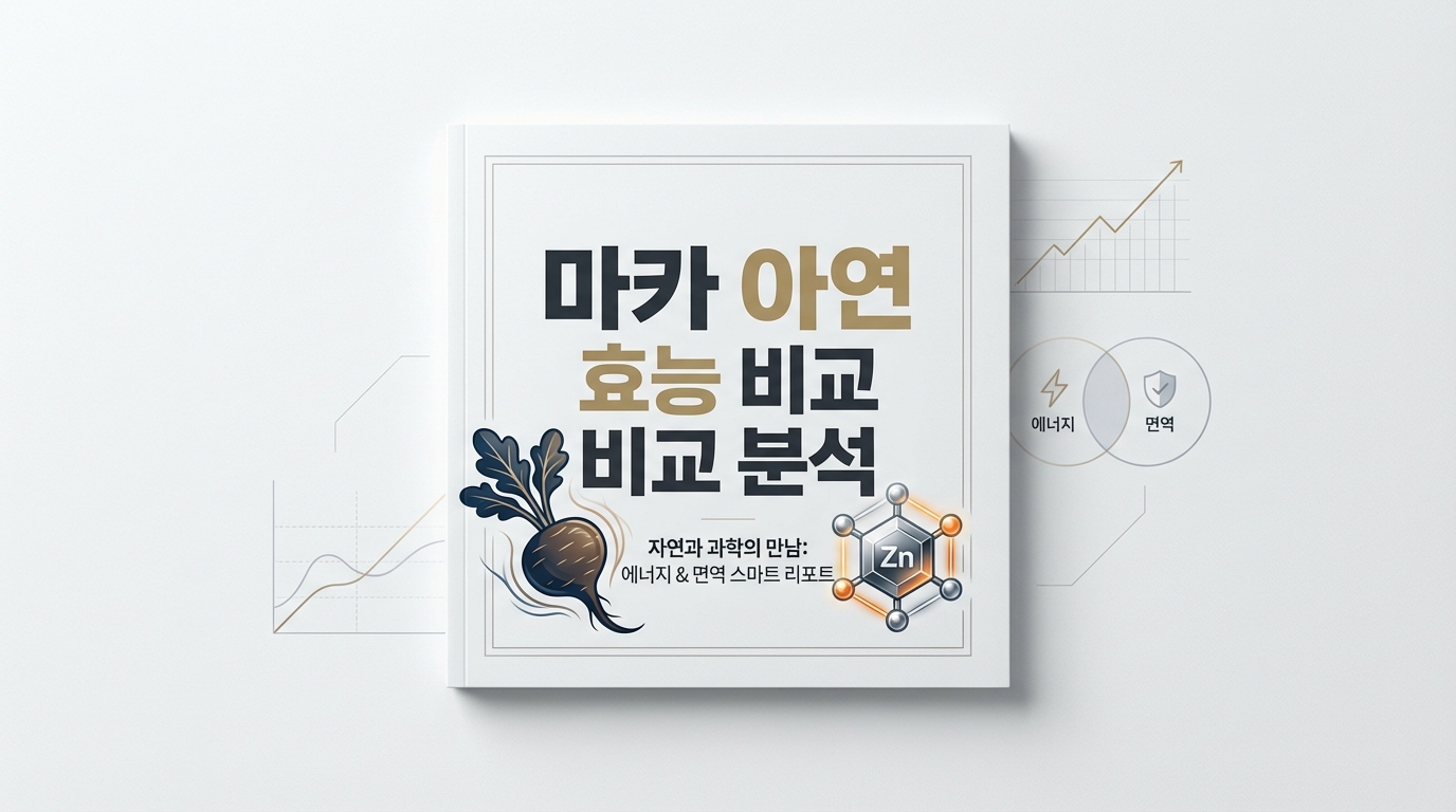 마카 아연 효능 비교 분석