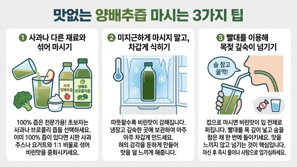 빈속에 아이스 아메리카노 마시다 위장 뚫릴 뻔한 썰: 양배추즙 1 달 섭취 후기와 비린 맛 잡는 법 6 양배추즙 팁