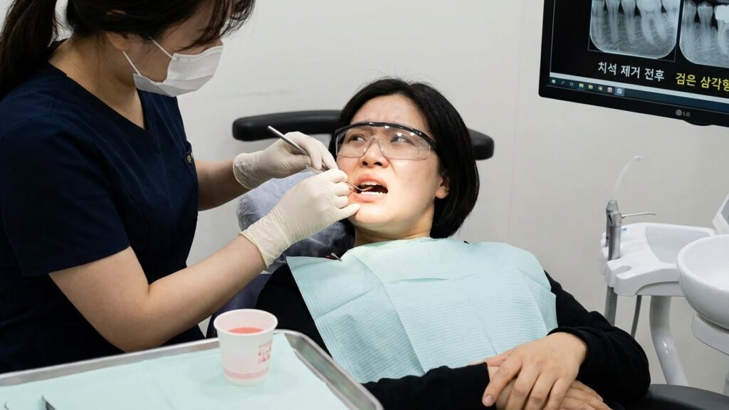 치과 공포증 스케일링