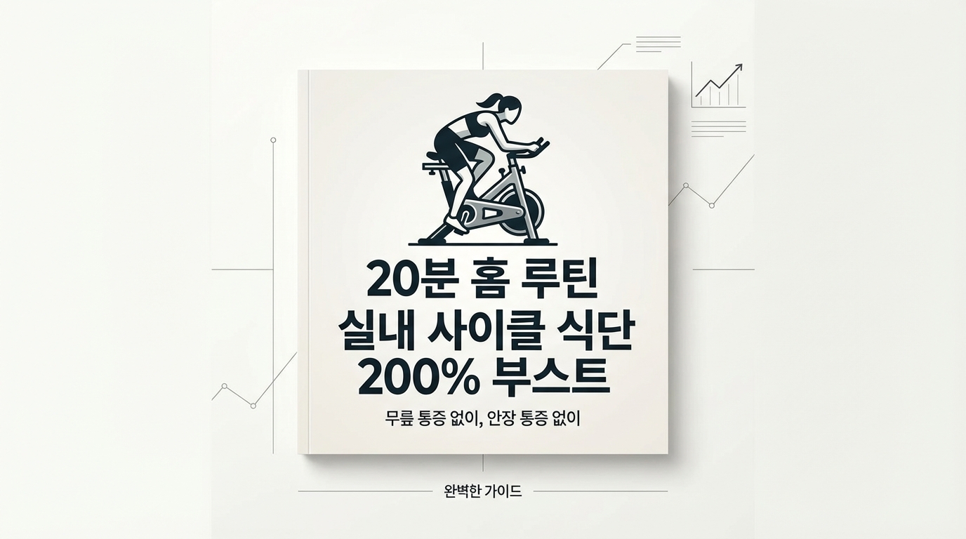 실내 자전거 다이어트