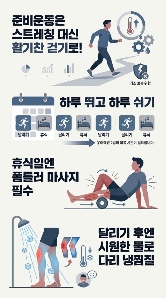 40대 무릎 통증 없이 달리기 방법: 의욕만 앞서다 연골 닳지 않고 롱런하는 아재 러너의 현실 가이드 6 40대의 러닝 루틴