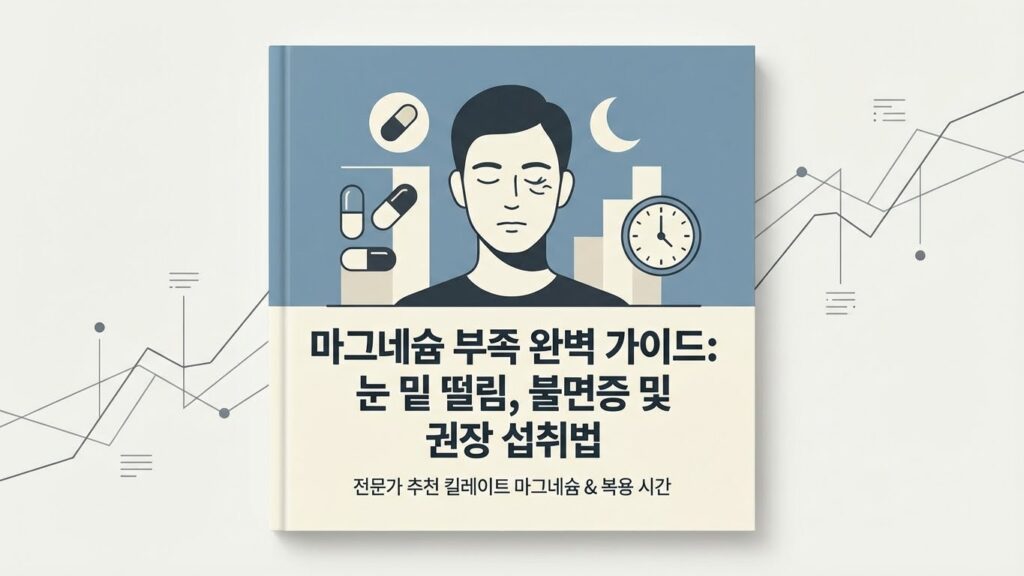 마그네슘 효능 부족증상