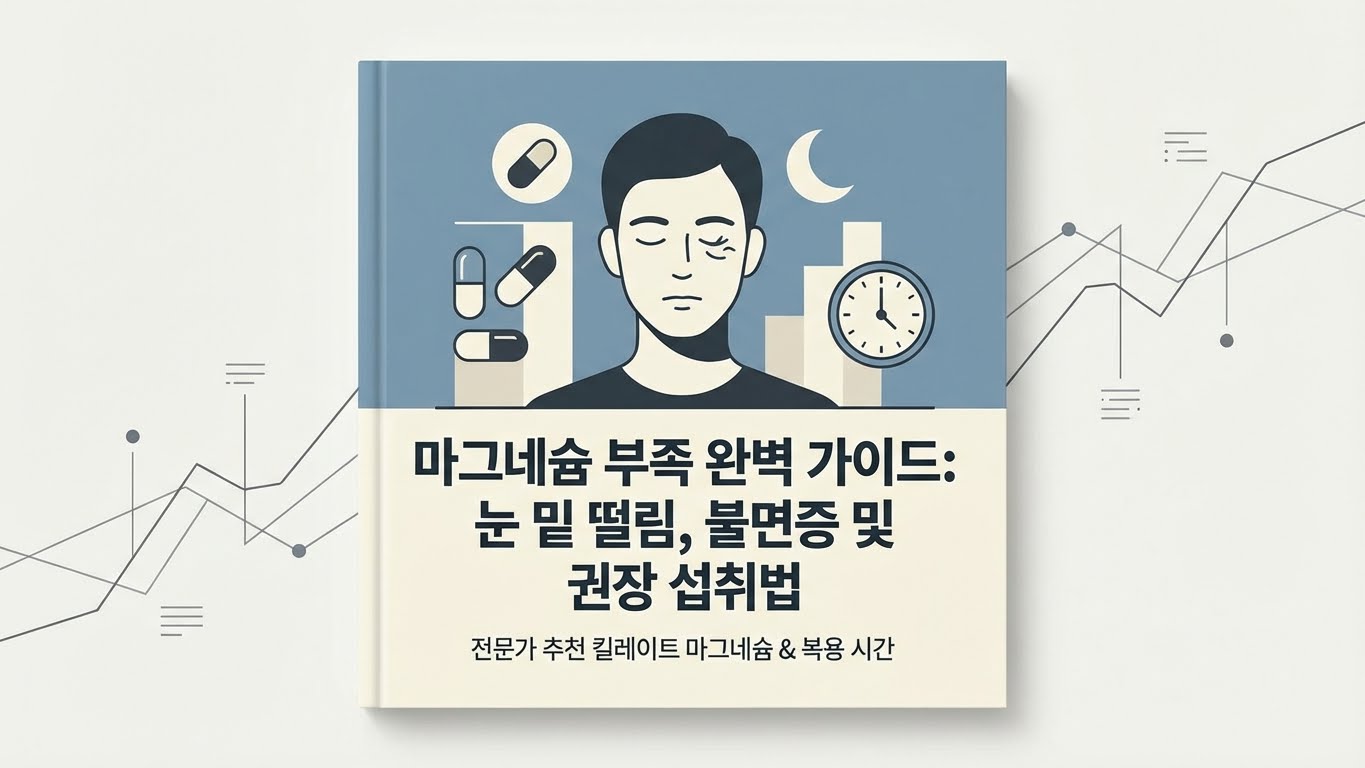 마그네슘 효능 부족증상