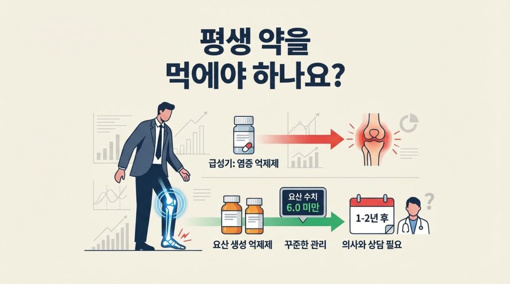 통풍 약 복용 주기