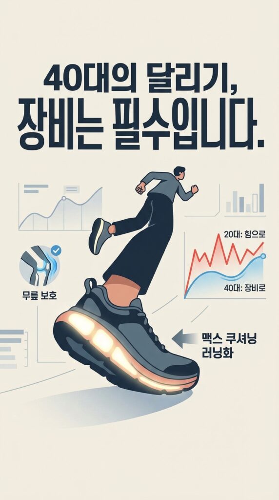 40대 무릎 통증 없이 달리기 방법: 의욕만 앞서다 연골 닳지 않고 롱런하는 아재 러너의 현실 가이드 3 장비빨은 40대에게 선택이 아닌 필수