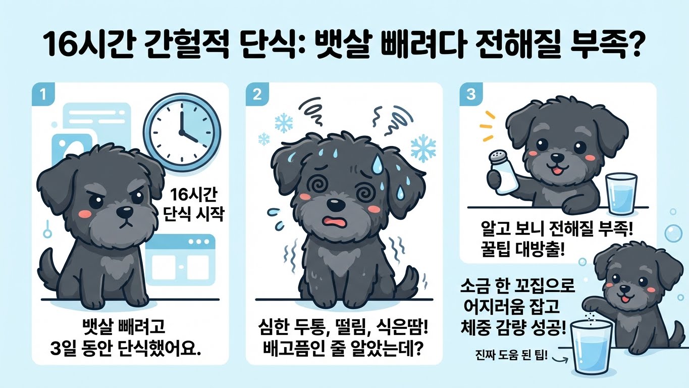 16시간 간헐적 단식