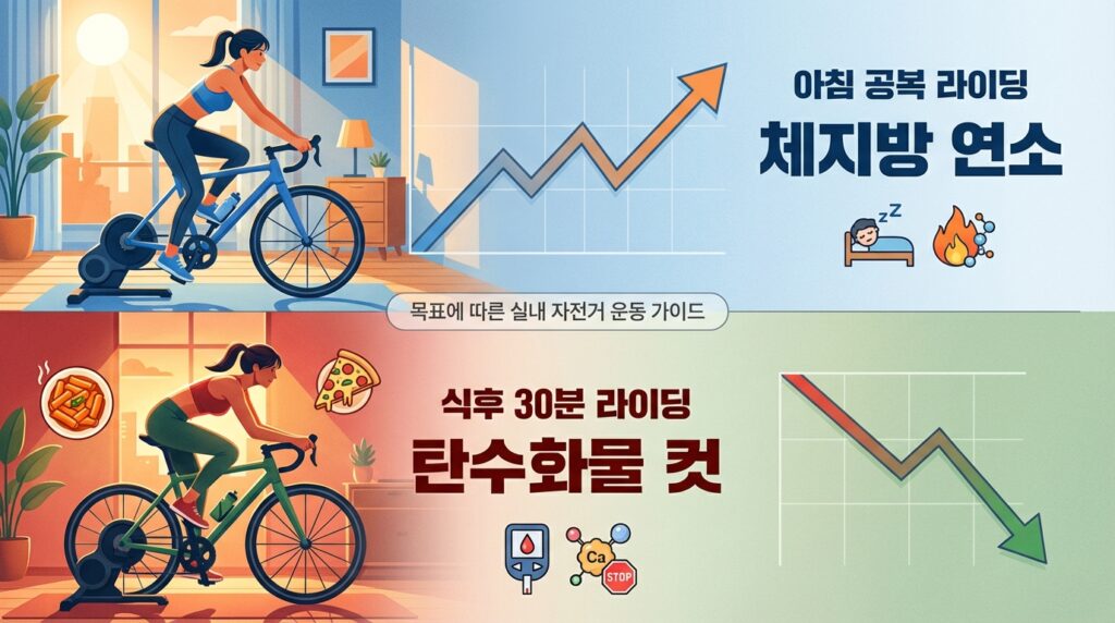 공복 유산소 식후 운동