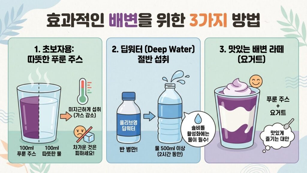 푸룬 주스 황금비율