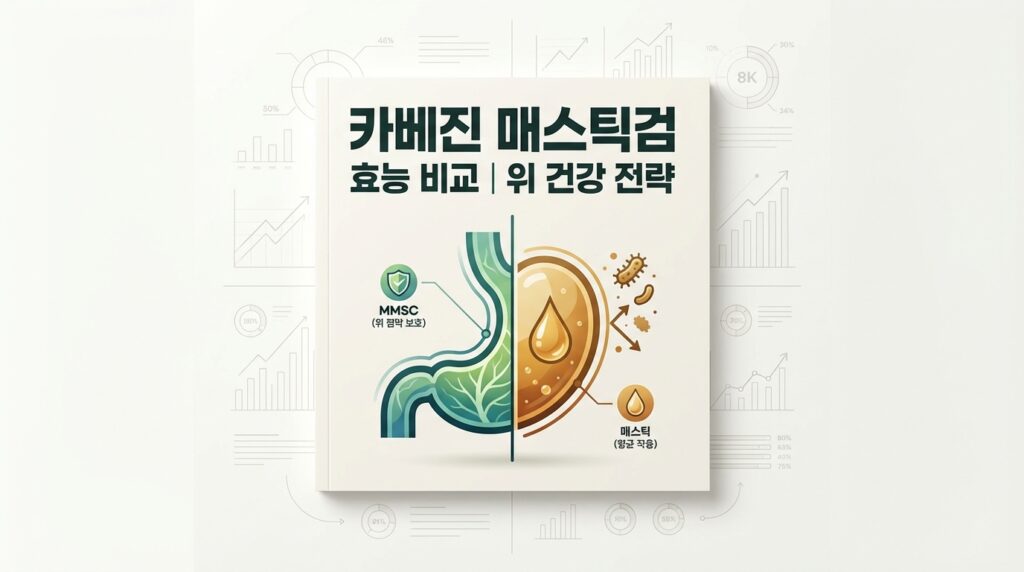 카베진 매스틱검 효능 비교