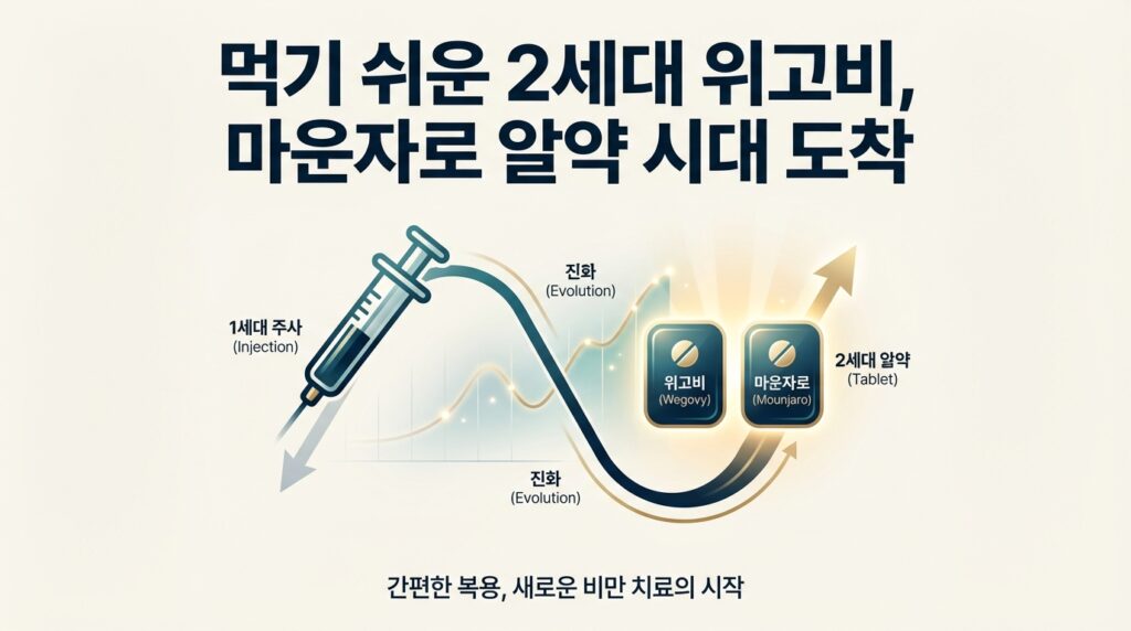 2세대 위고비 마운자로 알약시대