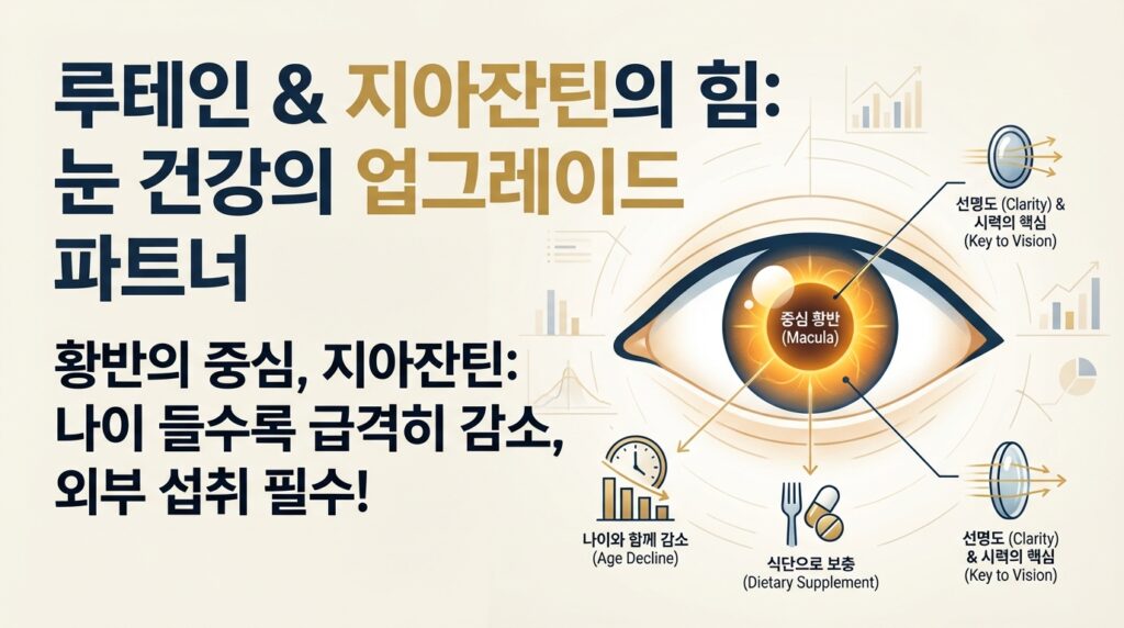 황반의 중심, 지아잔틴의 반전