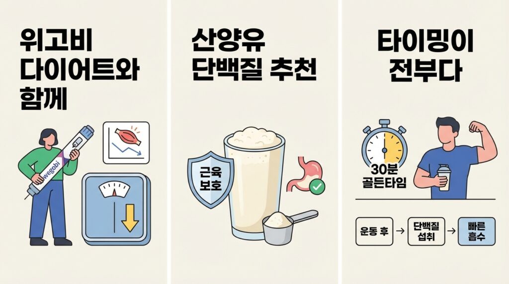 산양유 단백질은 어떻게 섭취해야하는지?